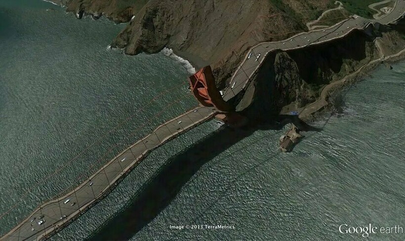 Блог - 15 фотографий из Google Earth, которые противоречат здравому смыслу 15 фотографий из Google Earth, которые противоречат здравому смыслу