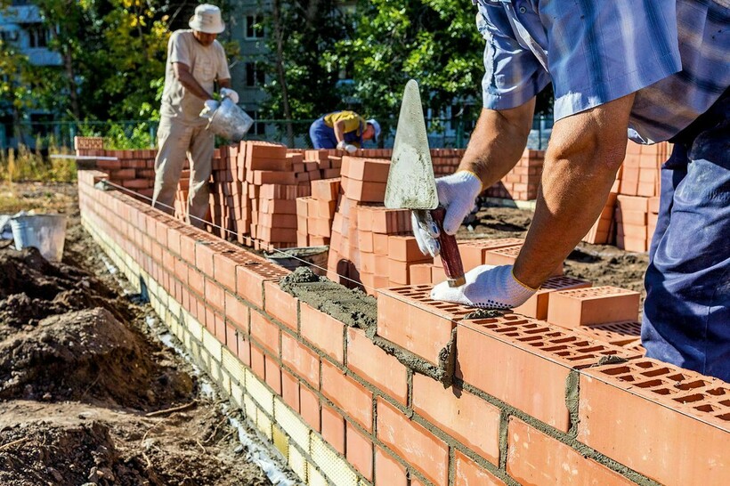 Раствор изготавливали прямо на месте строительства Раствор изготавливали прямо на месте строительства