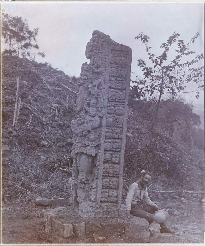 18 первых фотоснимков, сделанных на раскопках городов индейцев майя