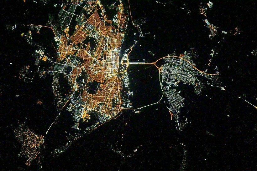 Блог - 14 фотографий российских городов, сделанные из космоса 14 фотографий российских городов, сделанные из космоса