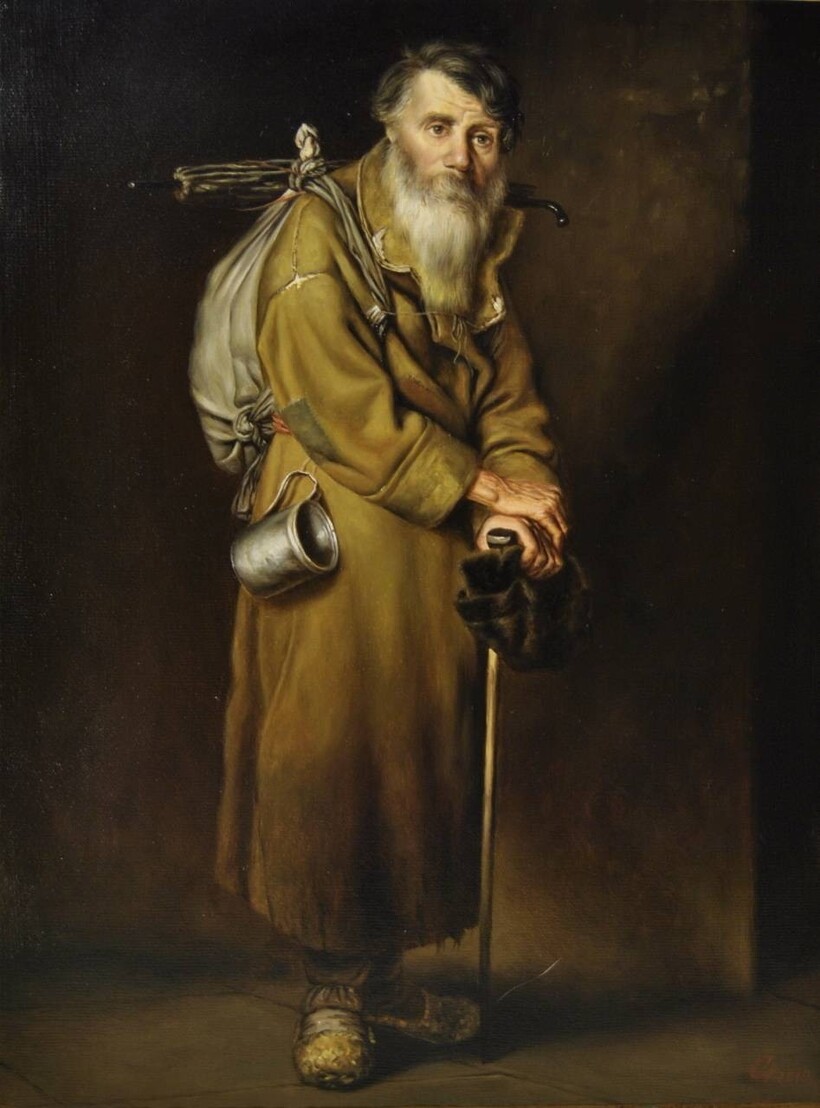 «Странник», 1870 год. Василий Перов «Странник», 1870 год. Василий Перов