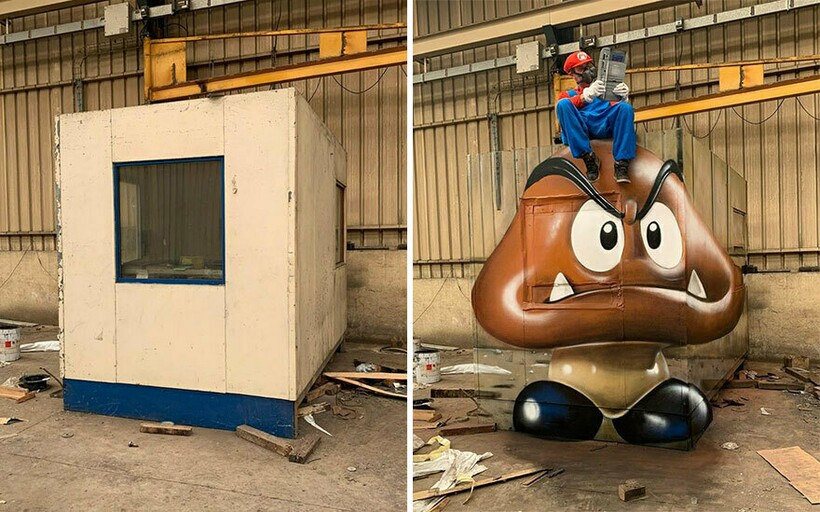 Блог - Французский художник делает 3D-граффити там, где их никто не ждет увидеть: 30 примеров Французский художник делает 3D-граффити там, где их никто не ждет увидеть: 30 примеров