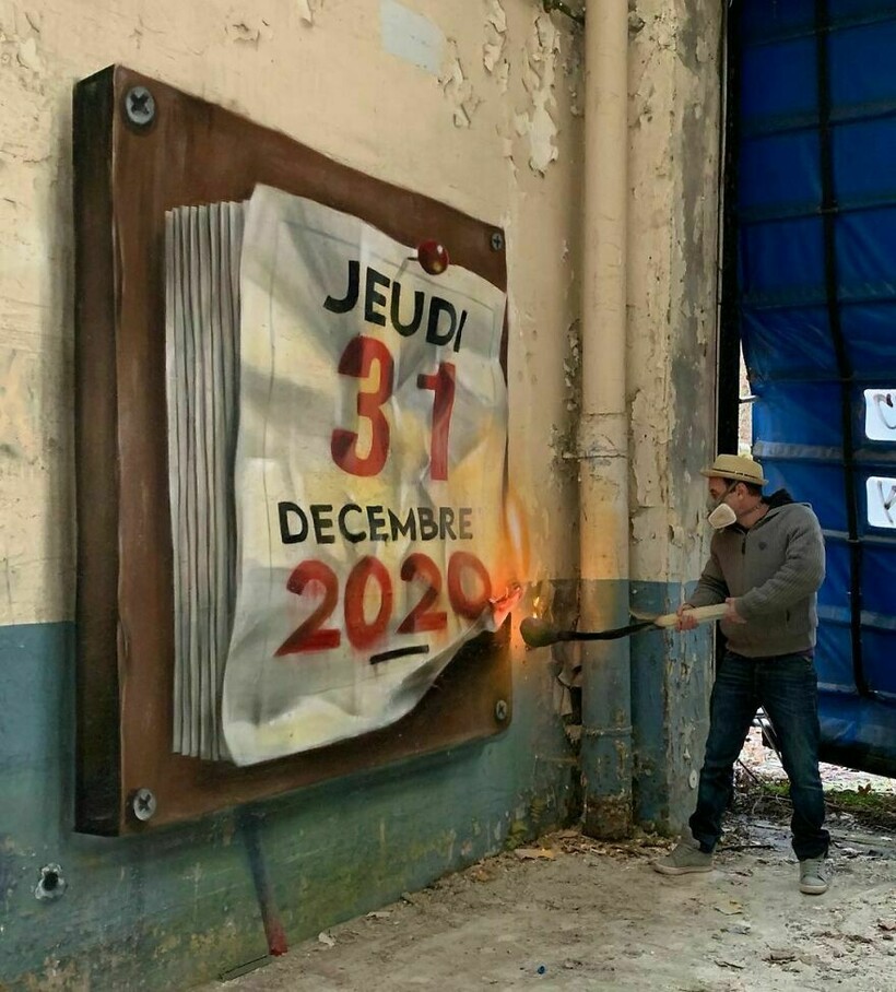 Блог - Французский художник делает 3D-граффити там, где их никто не ждет увидеть: 30 примеров Французский художник делает 3D-граффити там, где их никто не ждет увидеть: 30 примеров