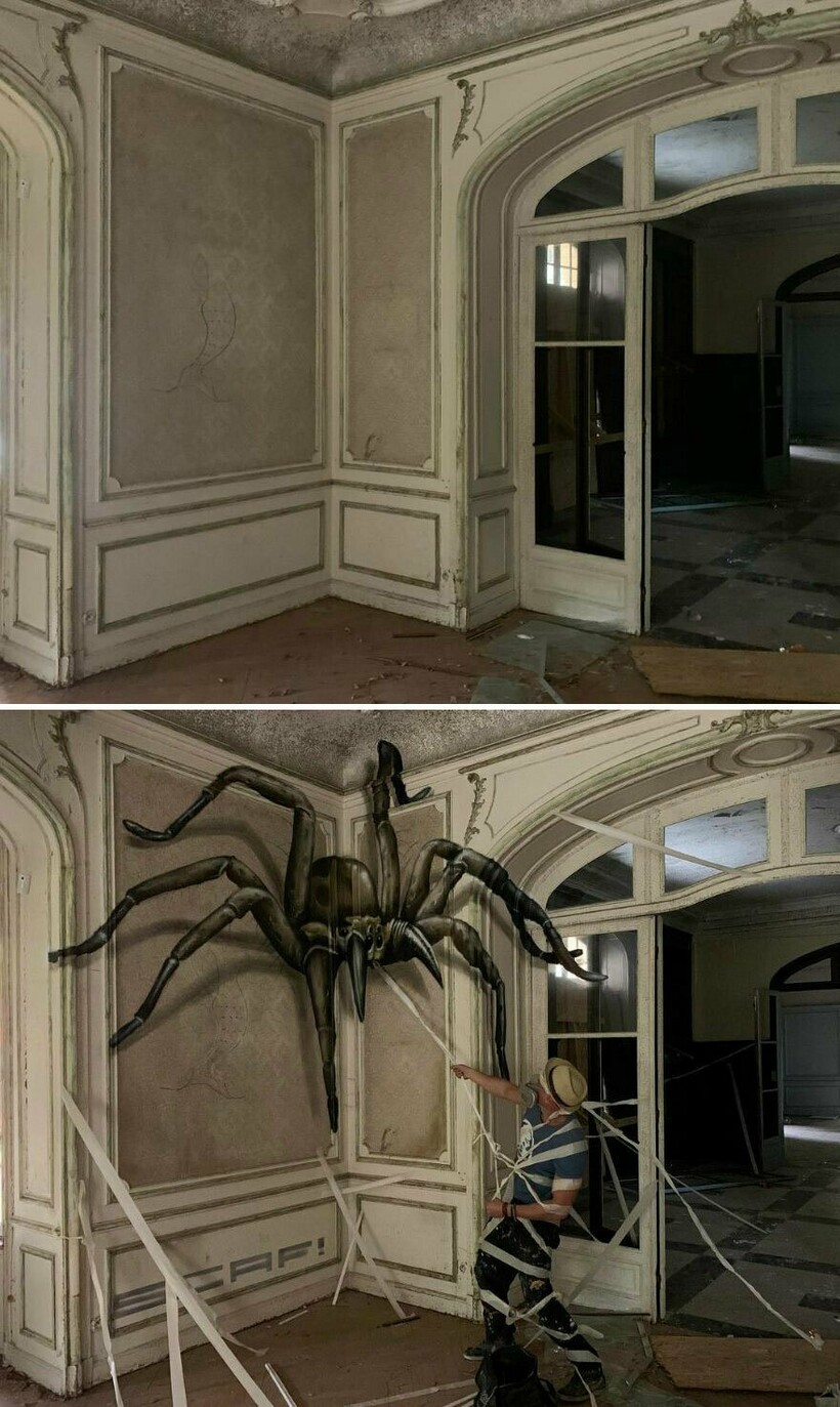 Блог - Французский художник делает 3D-граффити там, где их никто не ждет увидеть: 30 примеров Французский художник делает 3D-граффити там, где их никто не ждет увидеть: 30 примеров