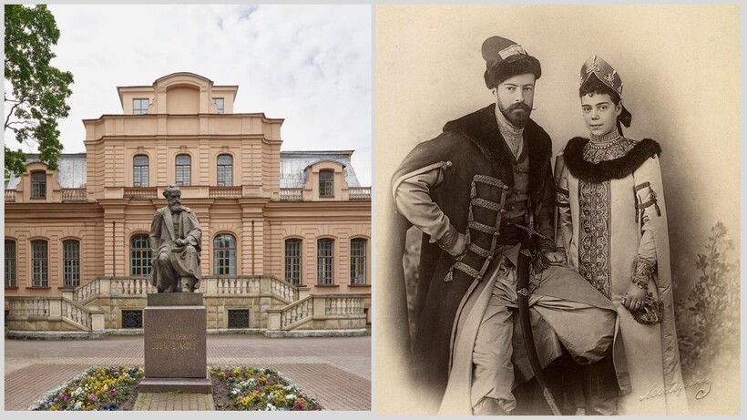 Университет в наши дни и бывшие владельцы дворца. Фото: wikipedia.com Университет в наши дни и бывшие владельцы дворца. Фото: wikipedia.com