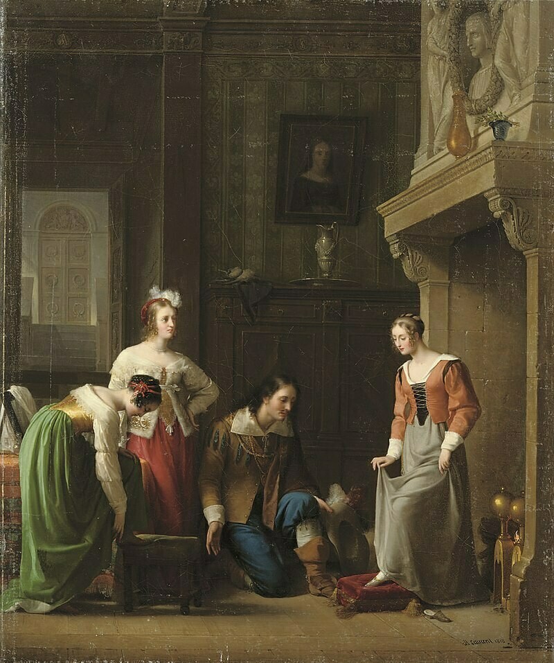 Картина к сказке Перро, Jean-Antoine Laurent, 1818 г. Фото: wikipedia.org