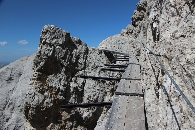 Горная дорога via ferrata Ivano Dibona. Фото: wikimedia.org 