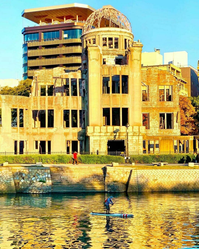 Хиросима, Мемориальный парк мира. Фото: gethiroshima/instagram.com  Хиросима, Мемориальный парк мира. Фото: gethiroshima/instagram.com