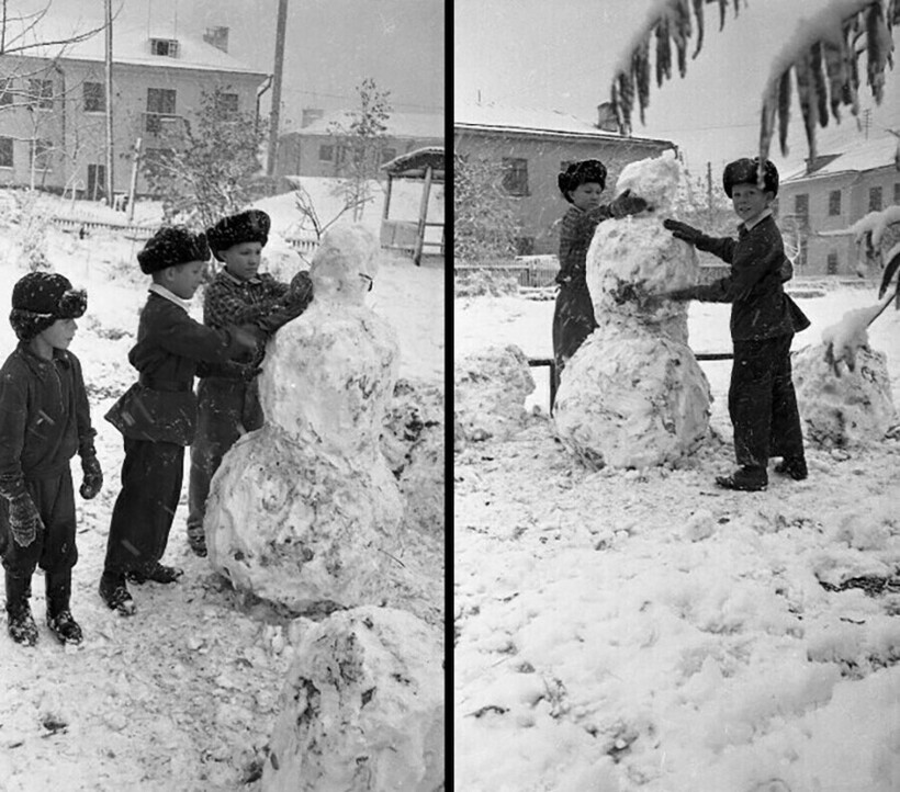 Блог - 15 старых фотографий, доказывающих, что в России всегда любили снеговиков 15 старых фотографий, доказывающих, что в России всегда любили снеговиков