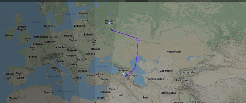 Рейс IO769 «ИрАэро» от 9 марта. Фото: flightradar24.com Рейс IO769 «ИрАэро» от 9 марта. Фото: flightradar24.com