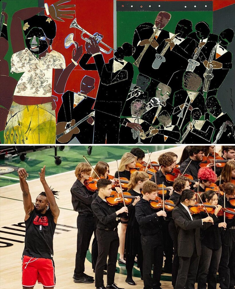 12 уморительных фото, на которых подловили сходство между искусством и спортом