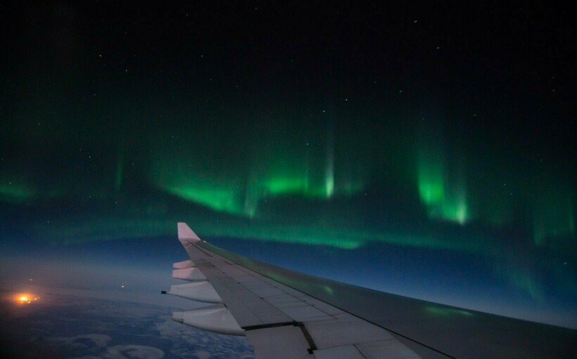 Блог - Пассажирам Finnair показали северное сияние во время полета Пассажирам Finnair показали северное сияние во время полета