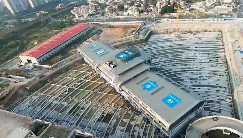 Блог - Видео: как китайцы передвинули автовокзал весом 30 тысяч тонн Видео: как китайцы передвинули автовокзал весом 30 тысяч тонн